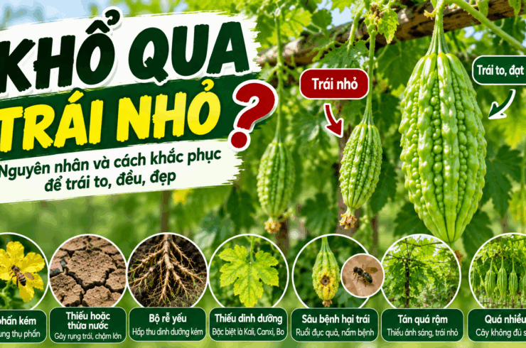 Khổ Qua Trái Nhỏ: Nguyên Nhân Và Cách Khắc Phục Để Trái To, Đều, Đẹp
